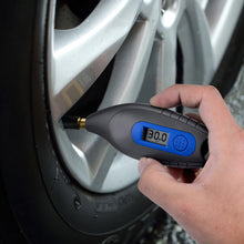 Load image into Gallery viewer, Car Motorcycle High-precision Digital Tyre Tire Pressure Gauge 0-150PSI LCD Display Backlight PSI/BAR/KPA/KGF
