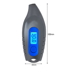 Load image into Gallery viewer, Car Motorcycle High-precision Digital Tyre Tire Pressure Gauge 0-150PSI LCD Display Backlight PSI/BAR/KPA/KGF
