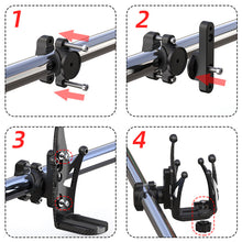 Load image into Gallery viewer, Portable Motorcycle Bottle Holder Riding Water Cup Holder Mount with Bracket Adjustable Bicycle Drink Holder Outdoor ABS
