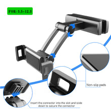Load image into Gallery viewer, Car Rear Pillow Phone Holder Car Phone Holder Seat Rear Headrest Adjustable Mounting Telescopic Bracket For 5.5-12.3 Inch
