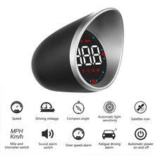 Load image into Gallery viewer, Car Head Up Display GPS HUD Digital Gauges KM/h MPH Overspeed Alarm Speedometer Smart Gadgets Auto Electronics Accessories
