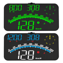 Load image into Gallery viewer, Car GPS HUD Head Up Display Speed Windshield Projector Auto Electronics Shift Reminder Water Temp KM/H MPH
