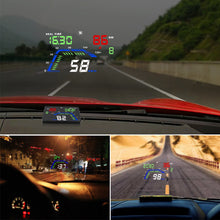 Load image into Gallery viewer, Car GPS Auto HUD Speedometers Overspeed Head Up Display Accessories Display Windshield Projector Cigarette Lighter Connect
