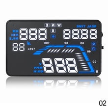 Load image into Gallery viewer, Car GPS Auto HUD Speedometers Overspeed Head Up Display Accessories Display Windshield Projector Cigarette Lighter Connect
