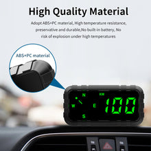 Load image into Gallery viewer, Vehicles Speed Odometer Mileage Car HUD Compass GPS Speedometer Display Digital Speed Alarm
