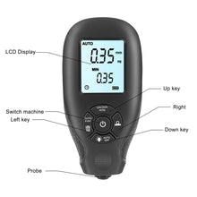 Load image into Gallery viewer, Car 0-2000UM Coating Thickness Gauge Car Paint Film Tester Measuring Manual Paint Tools Thickness Gauge for Cars HW-300
