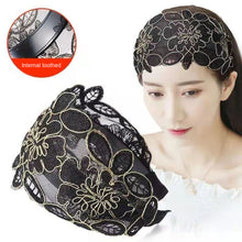 Load image into Gallery viewer, Women Wide-brimmed Lace Hair Hoop Non-slip Headband All-match Temperament Simple Headband Hair Accessories
