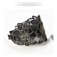 Load image into Gallery viewer, Women Wide-brimmed Lace Hair Hoop Non-slip Headband All-match Temperament Simple Headband Hair Accessories
