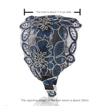 Load image into Gallery viewer, Women Wide-brimmed Lace Hair Hoop Non-slip Headband All-match Temperament Simple Headband Hair Accessories
