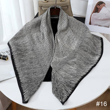 Load image into Gallery viewer, 90*90cm Women Square Scarf Summer Sunscreen Silk Scarf Vintage Fashion Thin Square Silk Scarf
