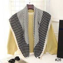Load image into Gallery viewer, 90*90cm Women Square Scarf Summer Sunscreen Silk Scarf Vintage Fashion Thin Square Silk Scarf
