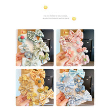 Load image into Gallery viewer, 8pcs/set Children Hair Accessories Bow Hairpin Colorful Sweet Hair Clips Fashion Cute Hair Accessories
