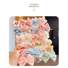 Load image into Gallery viewer, 8pcs/set Children Hair Accessories Bow Hairpin Colorful Sweet Hair Clips Fashion Cute Hair Accessories
