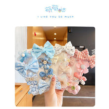 Load image into Gallery viewer, 8pcs/set Children Hair Accessories Bow Hairpin Colorful Sweet Hair Clips Fashion Cute Hair Accessories

