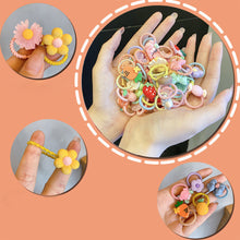 Load image into Gallery viewer, 10pcs/set Children Cartoon Hair Rope Creative Simple Hair Rope Colorful Sweet Hair Rope Fashion Hair Accessories
