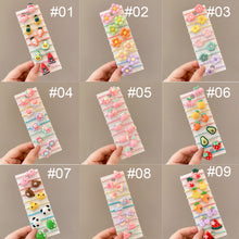 Load image into Gallery viewer, 10pcs/set Children Cartoon Hair Rope Creative Simple Hair Rope Colorful Sweet Hair Rope Fashion Hair Accessories
