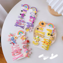 Load image into Gallery viewer, 14pcs/set Children Hairpin Cute Flower Girl Hair Accessories Colorful Sweet Hair Clips Fashion Hair Accessories
