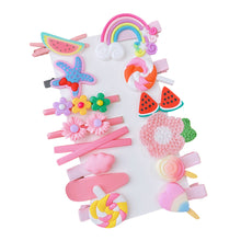 Load image into Gallery viewer, 14pcs/set Children Hairpin Cute Flower Girl Hair Accessories Colorful Sweet Hair Clips Fashion Hair Accessories
