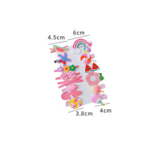 Load image into Gallery viewer, 14pcs/set Children Hairpin Cute Flower Girl Hair Accessories Colorful Sweet Hair Clips Fashion Hair Accessories
