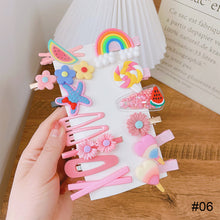 Load image into Gallery viewer, 14pcs/set Children Hairpin Cute Flower Girl Hair Accessories Colorful Sweet Hair Clips Fashion Hair Accessories
