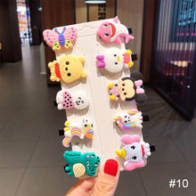 Load image into Gallery viewer, 10pcs/set Children Hairpin Cartoon Ice Cream Hairpin Colorful Sweet Hair Clips Fashion Hair Accessories

