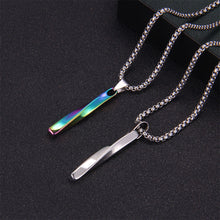 Load image into Gallery viewer, Twisted Twist Stick Pendant Necklace Personality Hip-hop Multicolored Spiral Necklace Fashion Simple Accessories Jewelry
