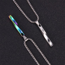 Load image into Gallery viewer, Twisted Twist Stick Pendant Necklace Personality Hip-hop Multicolored Spiral Necklace Fashion Simple Accessories Jewelry
