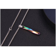 Load image into Gallery viewer, Twisted Twist Stick Pendant Necklace Personality Hip-hop Multicolored Spiral Necklace Fashion Simple Accessories Jewelry
