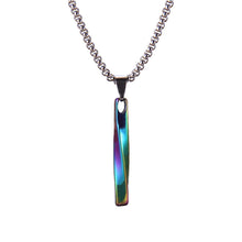 Load image into Gallery viewer, Twisted Twist Stick Pendant Necklace Personality Hip-hop Multicolored Spiral Necklace Fashion Simple Accessories Jewelry
