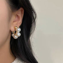 Load image into Gallery viewer, Temperament High-end Pearl Stud Earrings Zircon Earrings Fashion Simple Accessories Jewelry for Women
