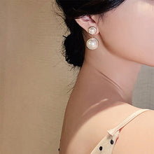 Load image into Gallery viewer, Temperament High-end Pearl Stud Earrings Zircon Earrings Fashion Simple Accessories Jewelry for Women
