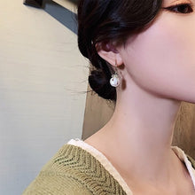 Load image into Gallery viewer, Temperament High-end Pearl Stud Earrings Zircon Earrings Fashion Simple Accessories Jewelry for Women
