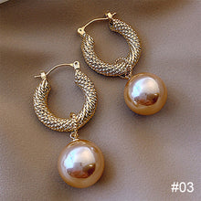 Load image into Gallery viewer, Temperament High-end Pearl Stud Earrings Zircon Earrings Fashion Simple Accessories Jewelry for Women
