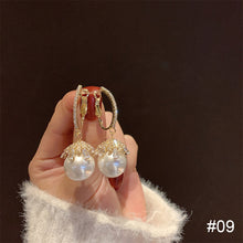 Load image into Gallery viewer, Temperament High-end Pearl Stud Earrings Zircon Earrings Fashion Simple Accessories Jewelry for Women

