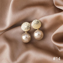 Load image into Gallery viewer, Temperament High-end Pearl Stud Earrings Zircon Earrings Fashion Simple Accessories Jewelry for Women
