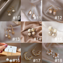 Load image into Gallery viewer, Temperament High-end Pearl Stud Earrings Zircon Earrings Fashion Simple Accessories Jewelry for Women
