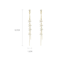 Load image into Gallery viewer, Butterfly Asymmetric Stud Earrings Flower Fringe Earrings Creative Simple Accessories Jewelry for Women

