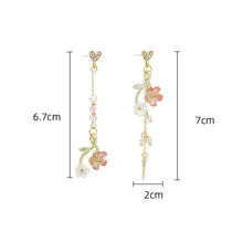 Load image into Gallery viewer, Asymmetrical Sweet Earrings Creative Retro Simple Alloy Eardrop Fashion Accessories Jewelry for Women
