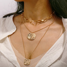 Load image into Gallery viewer, Irregular Metal Chain Multilayer Necklace Creative Retro Simple Alloy Clavicle Chain Fashion Accessories Jewelry
