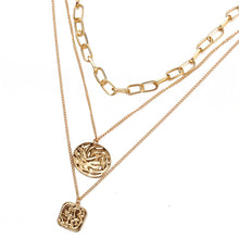 Load image into Gallery viewer, Irregular Metal Chain Multilayer Necklace Creative Retro Simple Alloy Clavicle Chain Fashion Accessories Jewelry
