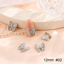 Load image into Gallery viewer, 10pcs All-match Bowknot Manicure Accessories Shiny Light Luxury Zircon Nail Accessories Nail Art Decoration
