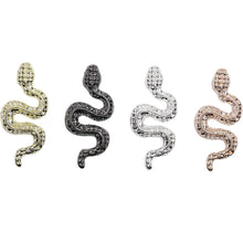 Load image into Gallery viewer, 10pcs Small Alloy Snake Nail Art Jewelry Retro Exquisite Three-dimensional Metal Snake Nail Ornaments Nail Art Decoration
