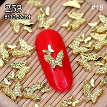 Load image into Gallery viewer, 10pcs Manicure Three-dimensional Bow Alloy Metal Bow Jewelry Nail Art Decoration Manicure Accessories
