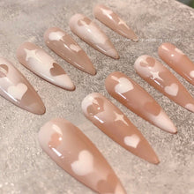 Load image into Gallery viewer, Nail Art Spray Stickers Hollow Love Butterfly Bear Star Template Nail Stickers Nail Art Decoration Nail Accessories
