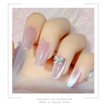 Load image into Gallery viewer, Bow Nail Art Jewelry Pearl Diamond Jewelry Rhinestone Shiny Nail Ornament Nail Art Decoration Manicure Accessories
