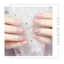 Load image into Gallery viewer, Bow Nail Art Jewelry Pearl Diamond Jewelry Rhinestone Shiny Nail Ornament Nail Art Decoration Manicure Accessories
