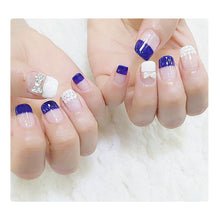Load image into Gallery viewer, Bow Nail Art Jewelry Pearl Diamond Jewelry Rhinestone Shiny Nail Ornament Nail Art Decoration Manicure Accessories
