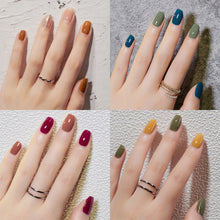 Load image into Gallery viewer, 10ml Solid Color Nail Polish Glue Solid Color Painted Glue Shiny Popular Color Manicure Tools Nail Accessories
