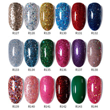 Load image into Gallery viewer, 10ml Solid Color Nail Polish Glue Solid Color Painted Glue Shiny Popular Color Manicure Tools Nail Accessories
