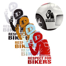 Load image into Gallery viewer, 1Pc Respect Biker Sticker For On Car Motorcycle Vinyl 3D Stickers Motorcycle Vinyl 3D Stickers And Decals 15x11CM
